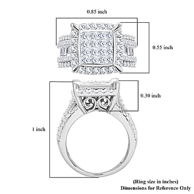 10K White Gold G - SI2 Diamond Ring (Size 10.0) 6.20 Grams 2.00 ctw