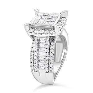 10K White Gold G - SI2 Diamond Ring (Size 7.0) 6.20 Grams 2.00 ctw