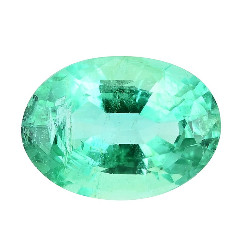 AAA Kagem Zambian Emerald (Ovl 7x5 mm) 0.60 ctw