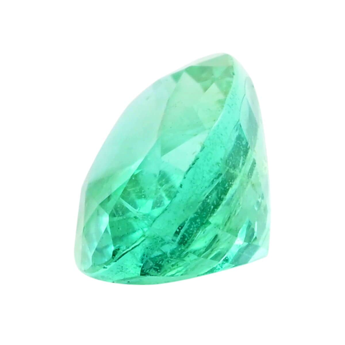 AAA Kagem Zambian Emerald (Ovl 7x5 mm) 0.60 ctw image number 1