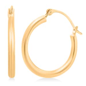 14K Yellow Gold Hoop Earrings 0.54 Grams