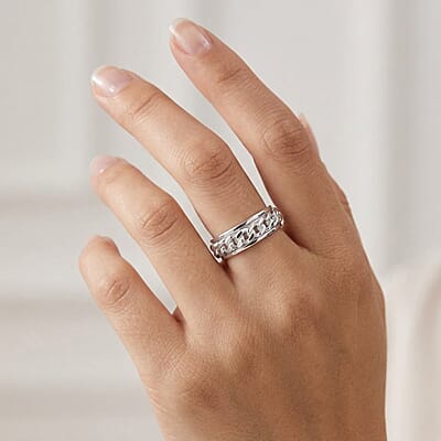 Ring in Sterling Silver (Size 6.5) 8.20 Grams