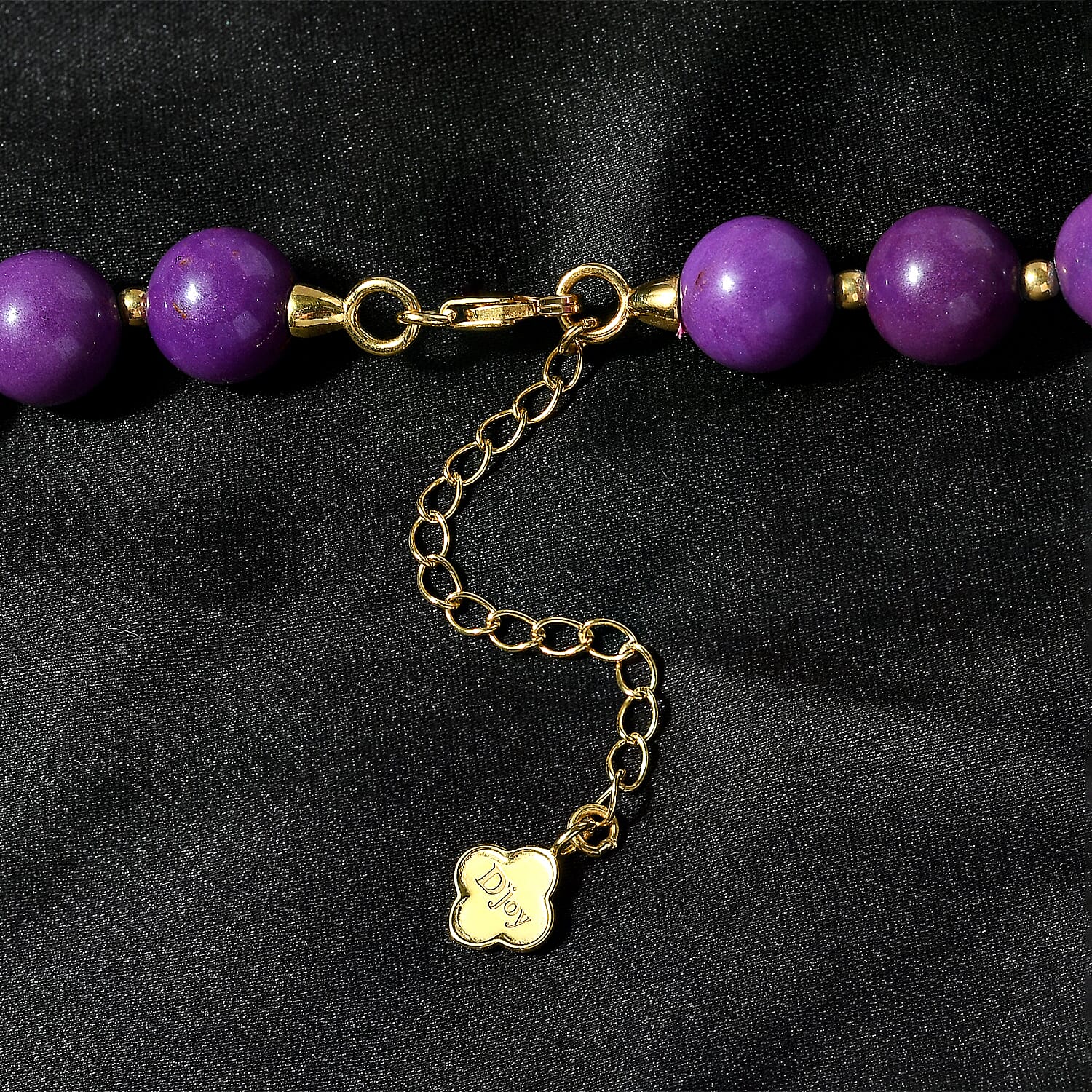 D'Joy Phosphosiderite Beaded Beaded Graduated Necklace 18-20 Inches in Vermeil Yellow Gold Over Sterling Silver 350.00 ctw