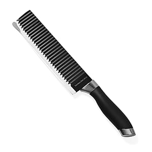 Set of 7 Non-stick Knife Set (Slim Cleaver, Chef Carving Knife, Paring Knife, Scissor, Ceramic Peeler, Finger Protector)