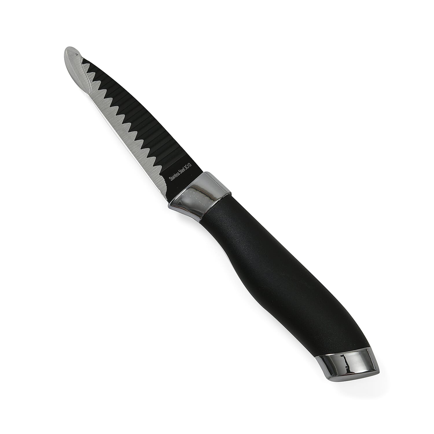 Set of 7 Non-stick Knife Set (Slim Cleaver, Chef Carving Knife, Paring Knife, Scissor, Ceramic Peeler, Finger Protector)