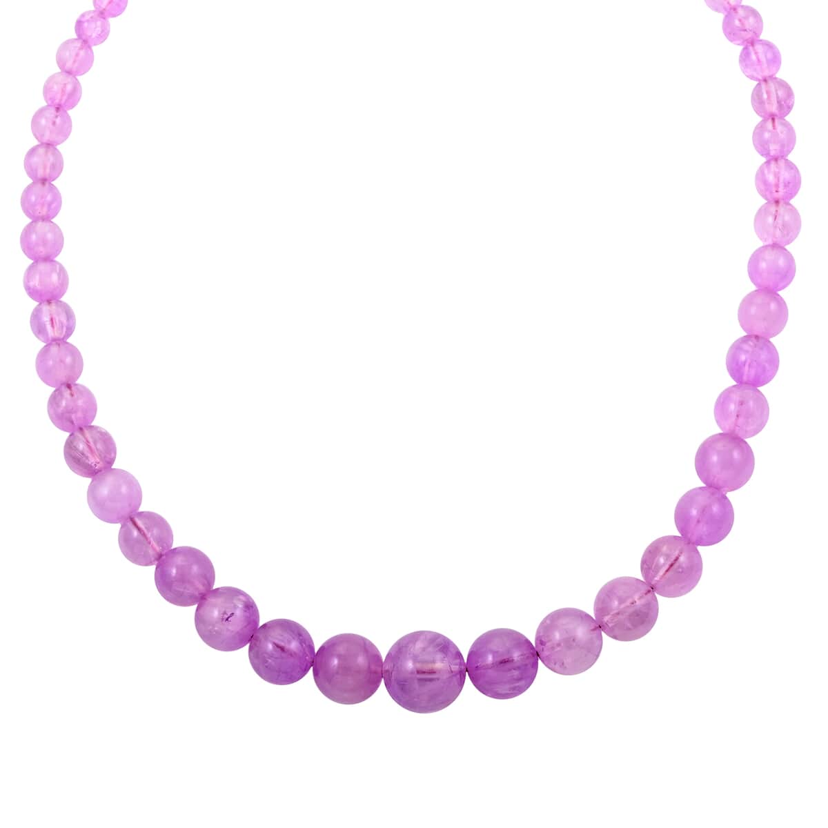 Luxoro 14K Yellow Gold Premium Kunzite 5-13mm Beaded Necklace 18-20 Inches 300.00 ctw image number 2