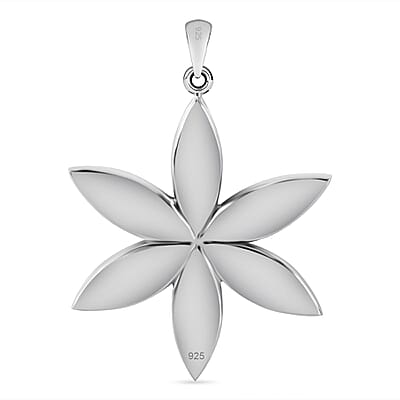 Mother Of Pearl Pendant without Chain in Sterling Silver