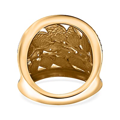 Karis Diamond Accent Ring in 18K YG Plated (Size 10.0)