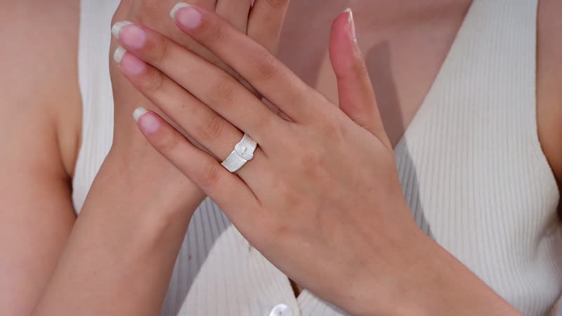 Karis Diamond Accent Drapelle Ring