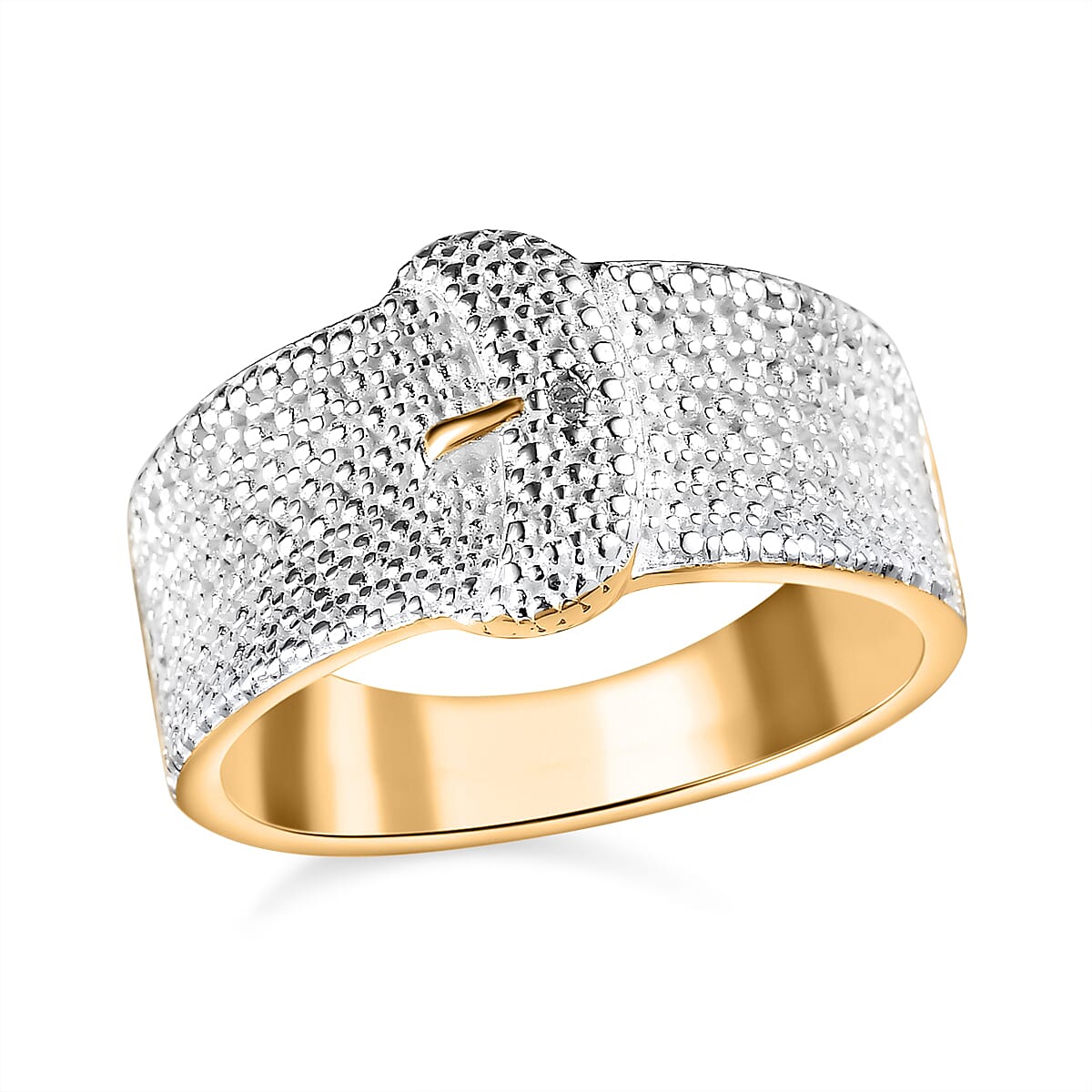 Karis Diamond Accent Ring in 18K YG Plated (Size 9.0) image number 0