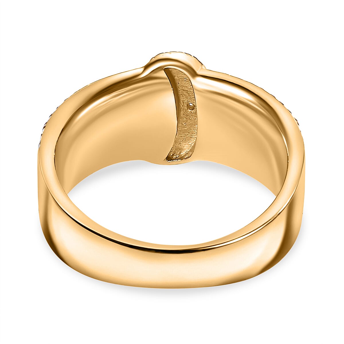 Karis Diamond Accent Ring in 18K YG Plated (Size 9.0) image number 4