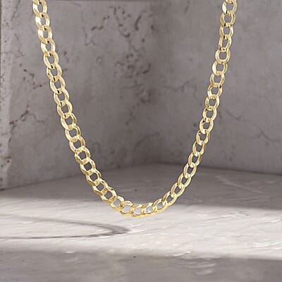 14K Yellow Gold 5mm Cuban Necklace 24 Inches 15.10 Grams