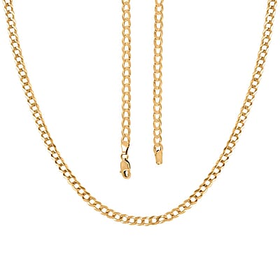 14K Yellow Gold 5mm Cuban Necklace 24 Inches 15.10 Grams