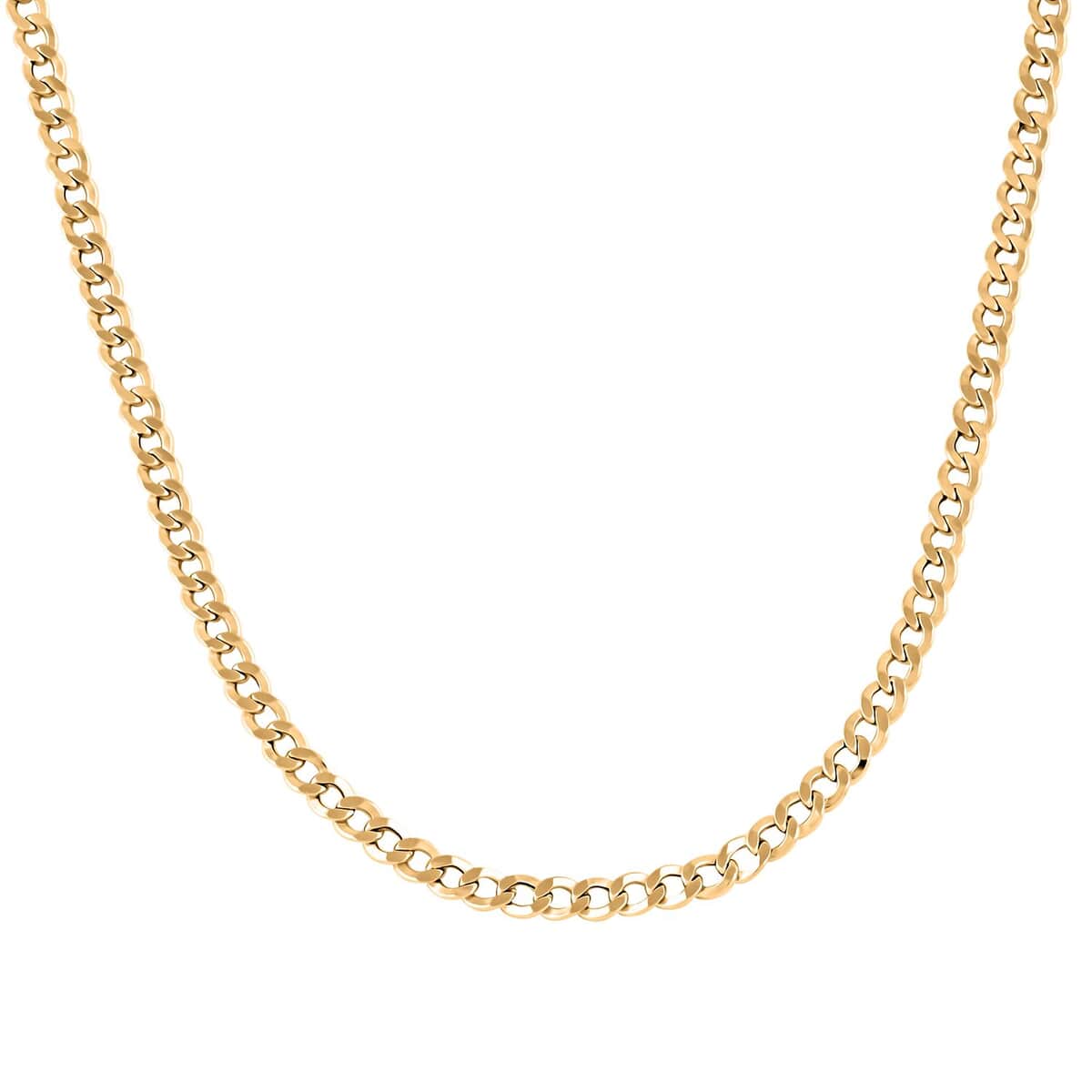 14K Yellow Gold 5mm Cuban Necklace 22 Inches 9.80 Grams image number 0