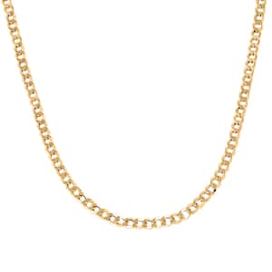 14K Yellow Gold 5mm Cuban Necklace 22 Inches 9.80 Grams