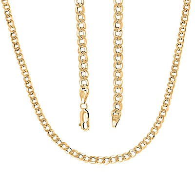 14K Yellow Gold 5mm Cuban Necklace 22 Inches 9.80 Grams