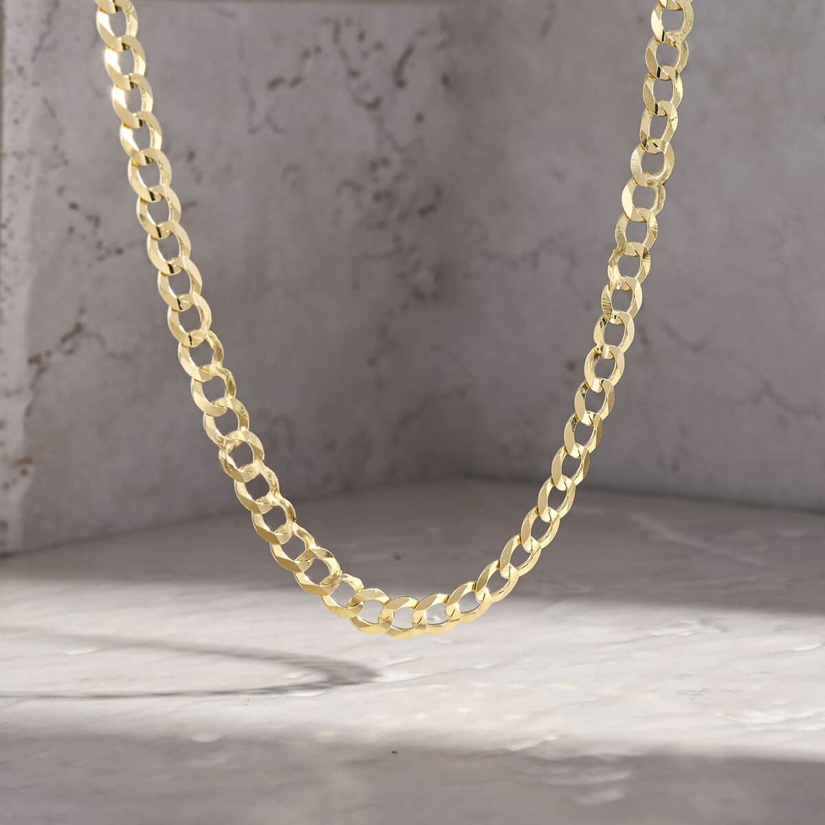 14K Yellow Gold 5mm Cuban Necklace 24 Inches 10.70 Grams image number 1