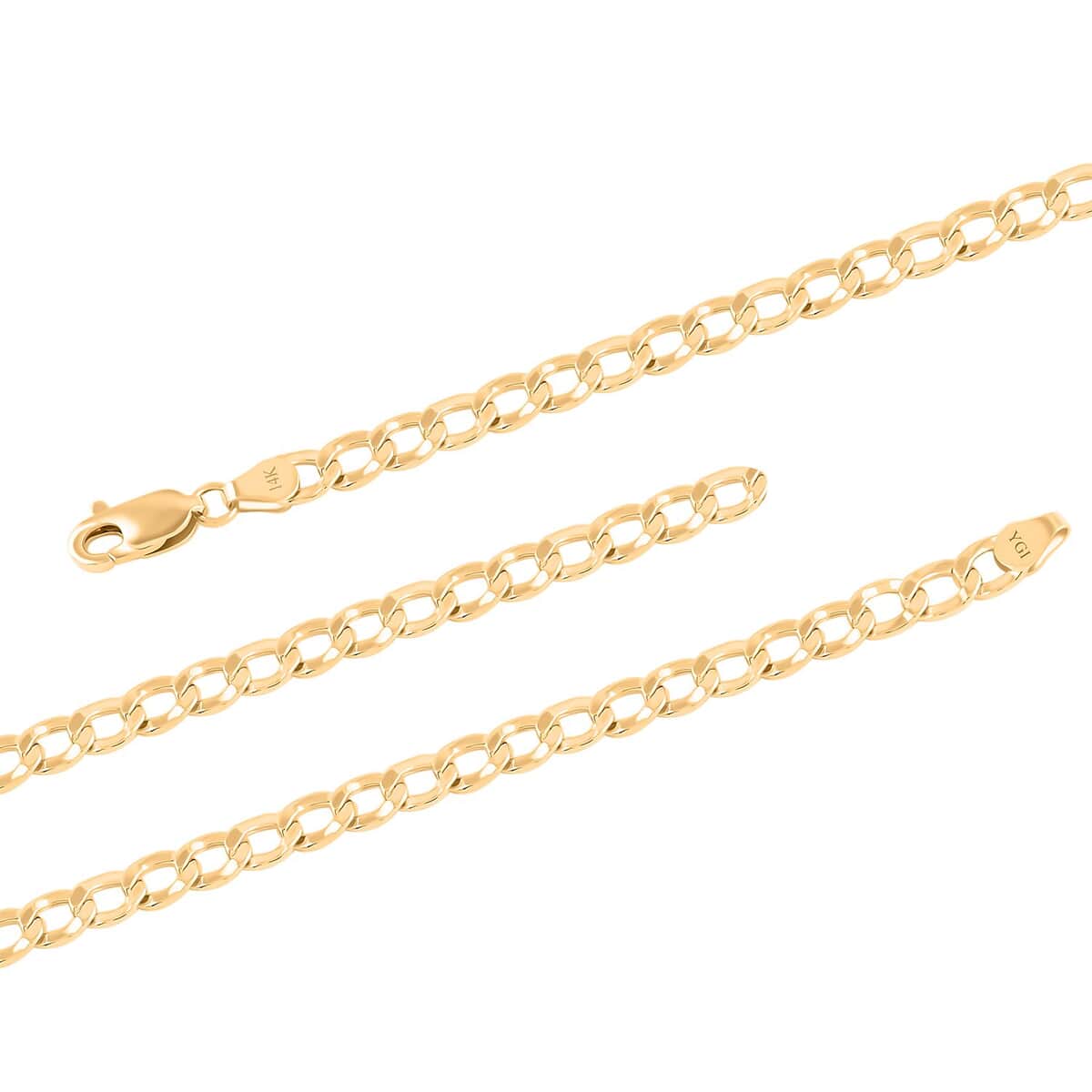 14K Yellow Gold 5mm Cuban Necklace 24 Inches 10.70 Grams image number 2