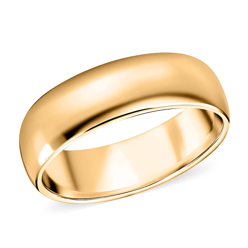 14K Yellow Gold Wedding Band Ring (Size 6.0) 4.70 Grams