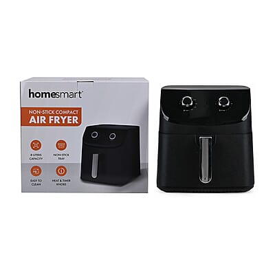 Air Fryer with Non Stick Frying Plate, 8L (1700w, 120v) - Black