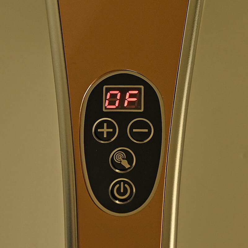 Gold Handheld Body Massager - Including 4 Heads, 5 Massage Modes