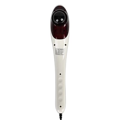 Gold Handheld Body Massager - Including 4 Heads, 5 Massage Modes