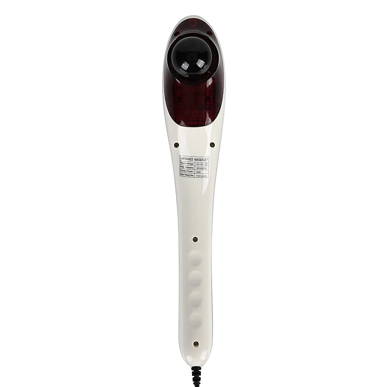 Gold Handheld Body Massager - Including 4 Heads, 5 Massage Modes