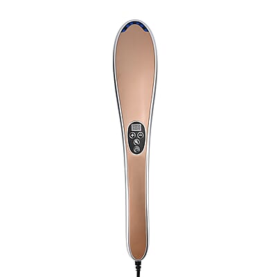Gold Handheld Body Massager - Including 4 Heads, 5 Massage Modes