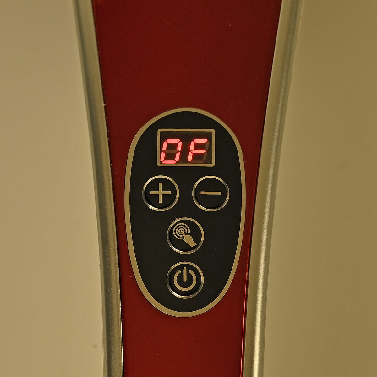 Red Handheld Body Massager - Including 4 Heads, 5 Massage Modes image number 1