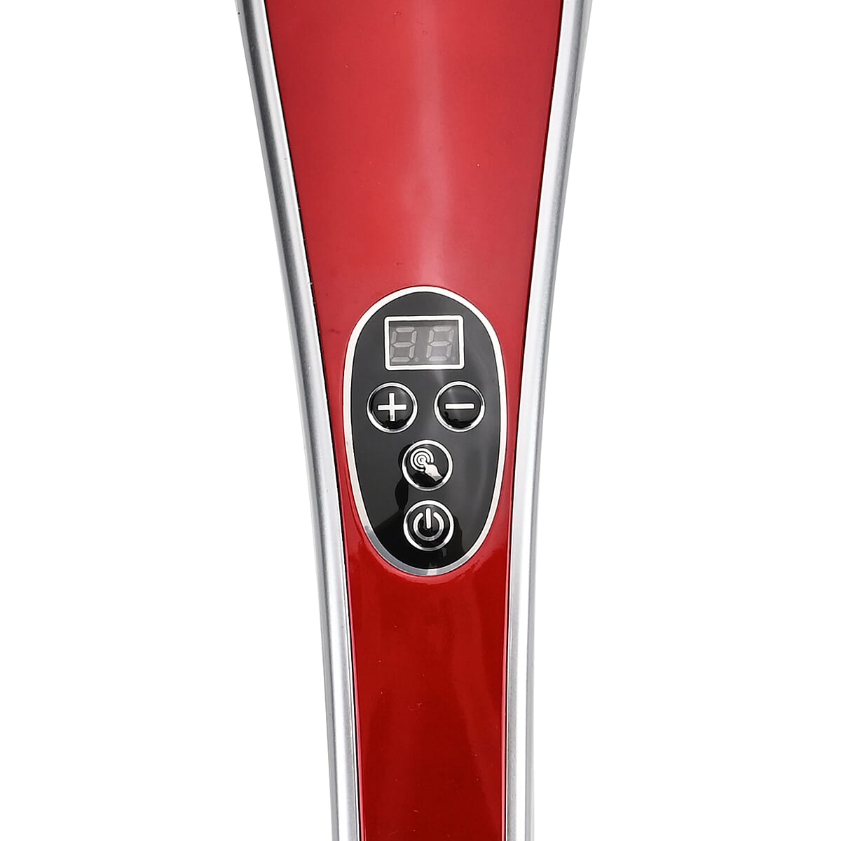 Red Handheld Body Massager - Including 4 Heads, 5 Massage Modes image number 5