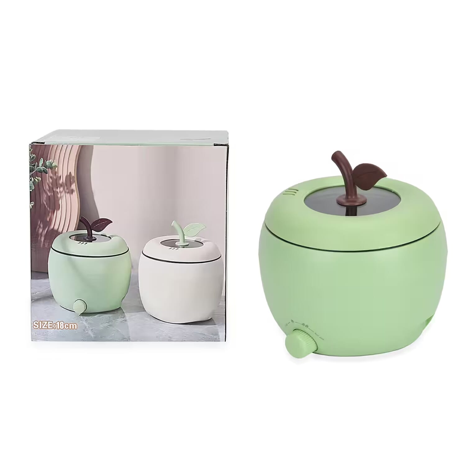 1.8L Electric Rice Cooker Green 450W 110V UL PLUG