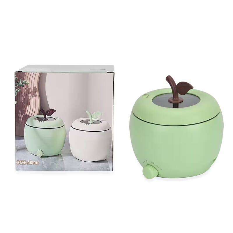 1.8L Electric Hot Pot and Rice Cooker - Green (450W, 110V UL PLUG)