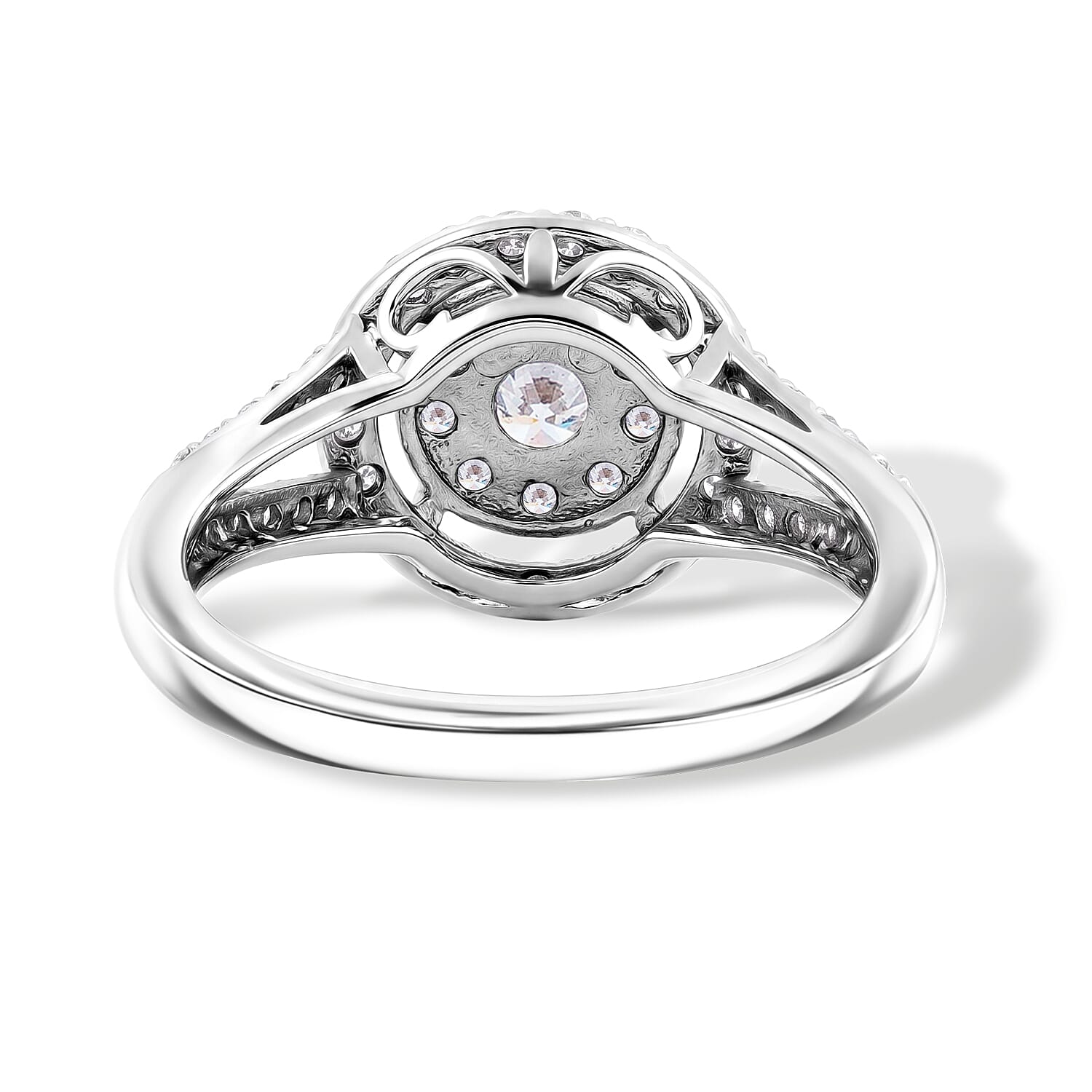 Luxuriant Lab Grown Diamond SI 0.75 ctw Ring in 10K White Gold (Size 6.5)
