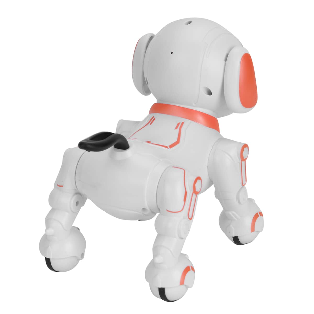 Orange Remote Control Robotic Toy Dog Touchable Interaction in 3 Modes, Programmable with 50 Actions, Adjustable Volume, 6 Early Education Stories, 26 ABC English Words image number 3