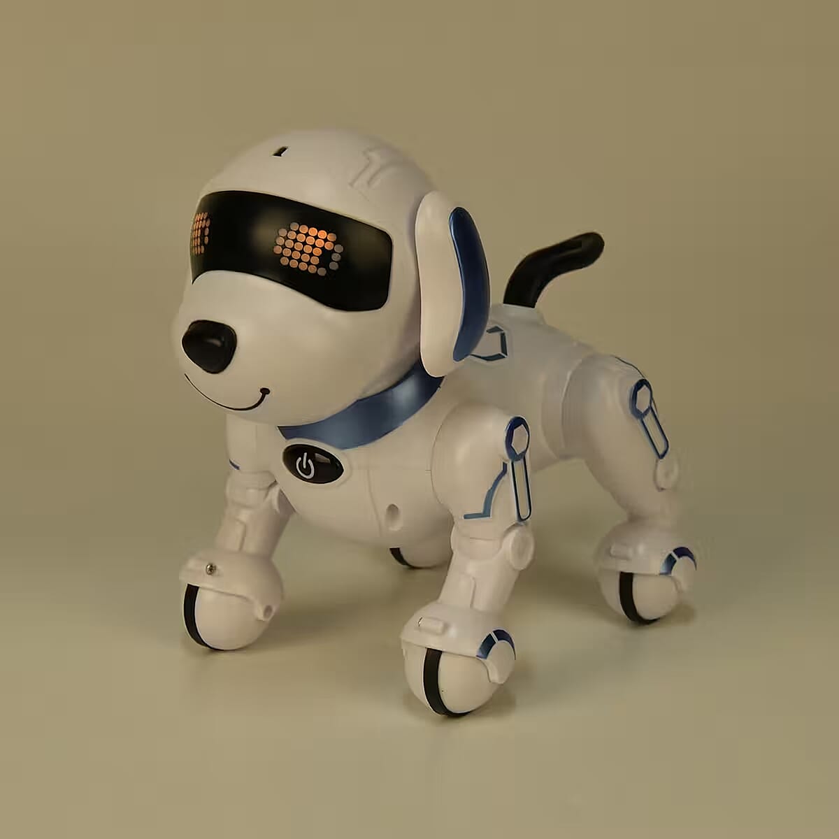 Blue Remote Control Robotic Toy Dog Touchable Interaction in 3 Modes, Programmable with 50 Actions, Adjustable Volume, 6 Early Education Stories, 26 ABC English Words image number 1