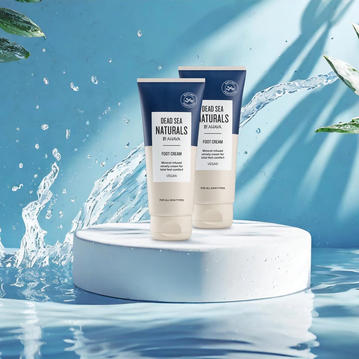 Dead Sea Naturals Foot cream 100ml - 2pk image number 1