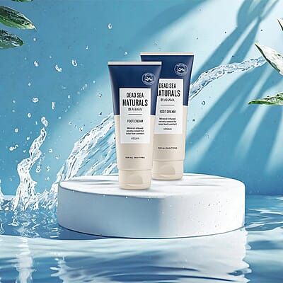 Dead Sea Naturals Foot cream 100ml - 2pk