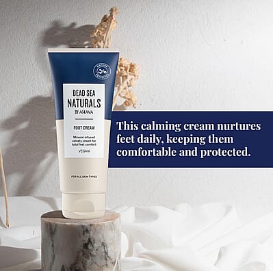Dead Sea Naturals Foot cream 100ml - 2pk