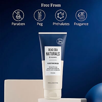 Dead Sea Naturals Purifying Mask 100ml - 2pk