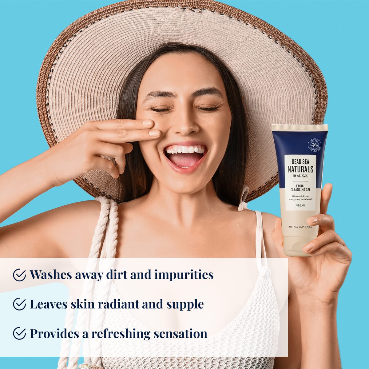 Dead Sea Naturals Cleansing Gel 100ml - 2pk image number 2