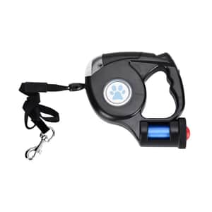 16.4 Ft Retractable Pet Leash Built-in Flashlight with 20 Bags