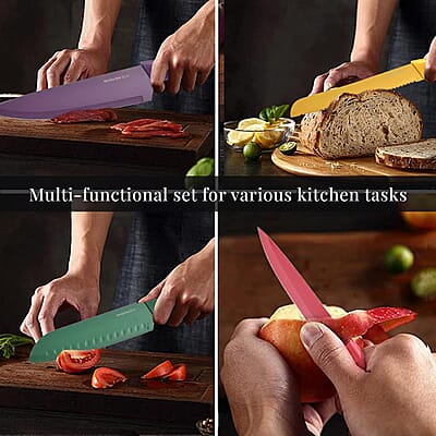 6pcs Multi-purpose Stainless Steel Kitchen Knife Set