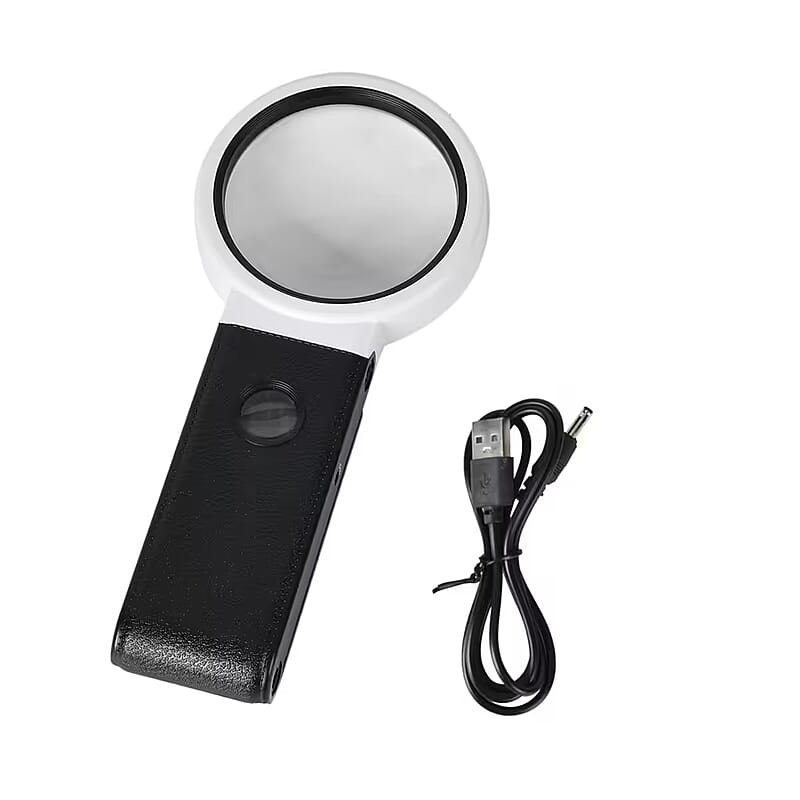 Portable, Adjustable, Foldable, Reading LED Magnifying Glass