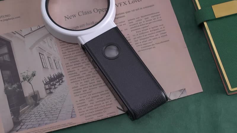 Portable, Adjustable, Foldable, Reading LED Magnifying Glass