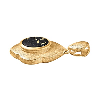Goldenite 1.75 ctw Pendant without Chain in 18K Vermeil Yellow Gold Over Sterling Silver