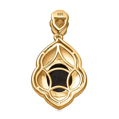 Goldenite 1.75 ctw Pendant without Chain in 18K Vermeil Yellow Gold Over Sterling Silver
