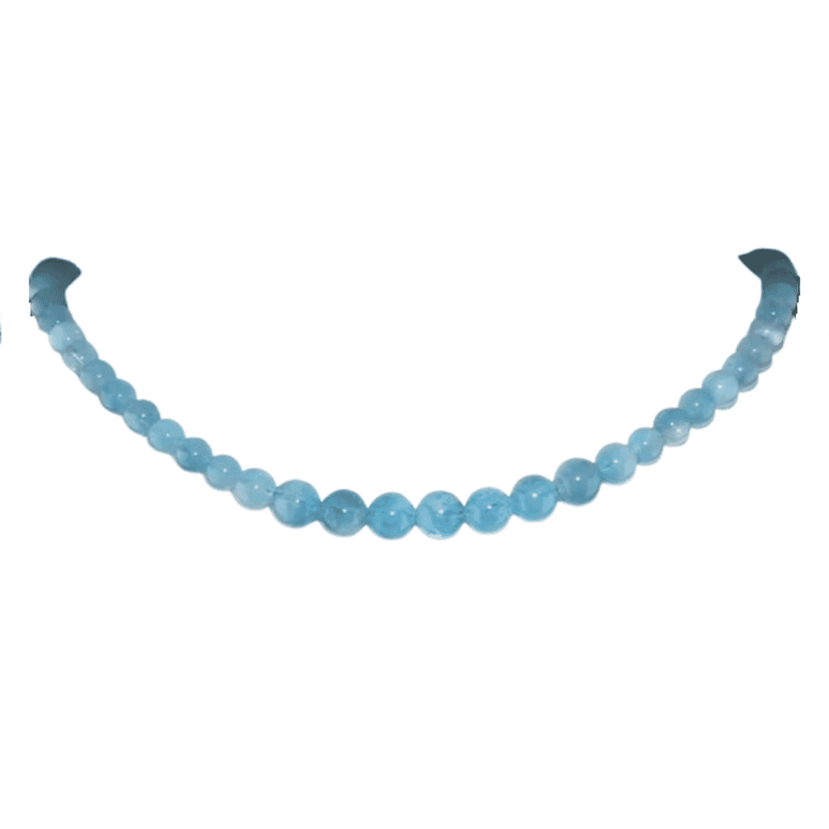 D'Joy Aquamarine Beaded Graduation Necklace 18-20 Inches in Vermeil Yellow Gold Over Sterling Silver 159.00 ctw image number 0