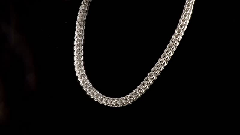 Artisan Crafted Sterling Silver Link Chain Necklace 18 Inches 43.20 Grams
