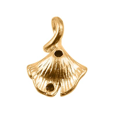 Electroform Sea Shell Pendant in 24K Yellow Gold
