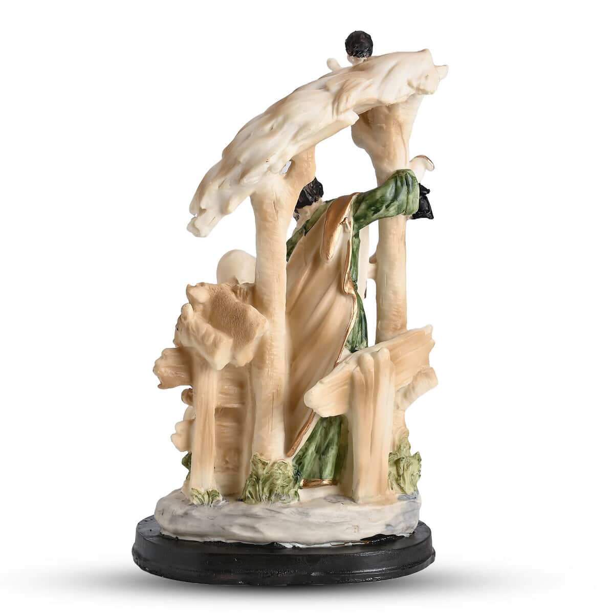 Statue of the Holy Family, Cupid, and Lamb Religious Ornament image number 2